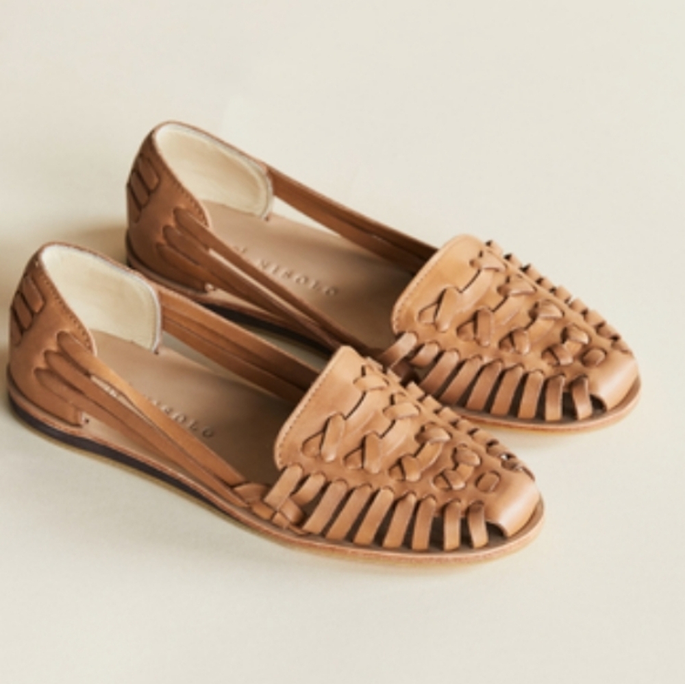 Nisolo Women's Desert Rose Tan Flats & Loafers